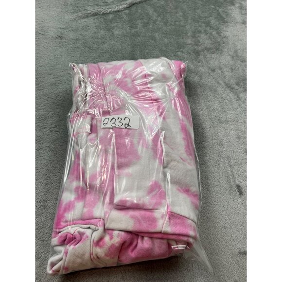 Nickelodeon Rugrats Mens Medium Tie-Dye Pink Sweatshirt Tommy Pickles Chuckie - Picture 9 of 9